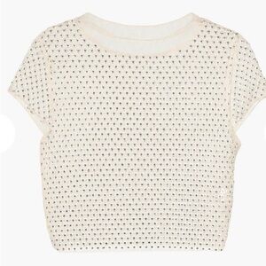 Hot & Delicious Alexia Embellished Crop Top